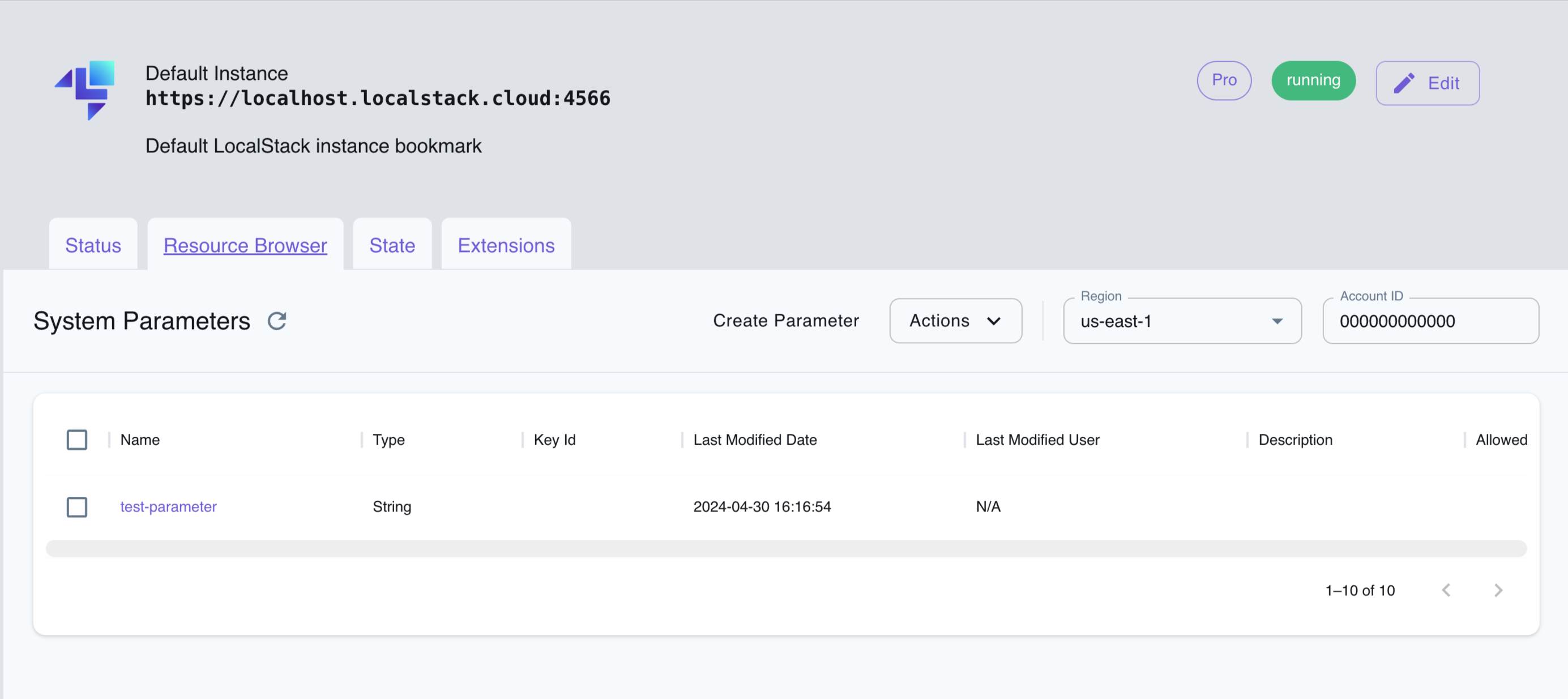 SSM Resource Browser